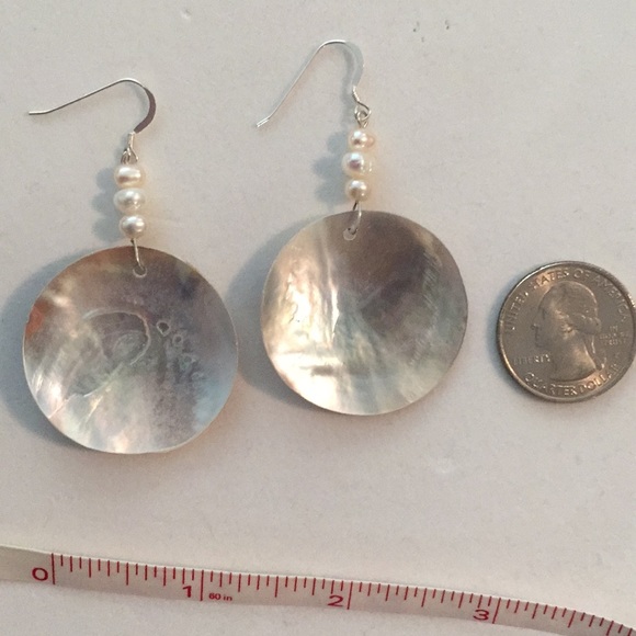 Artisan Pearl sterling earrings - Picture 5 of 5